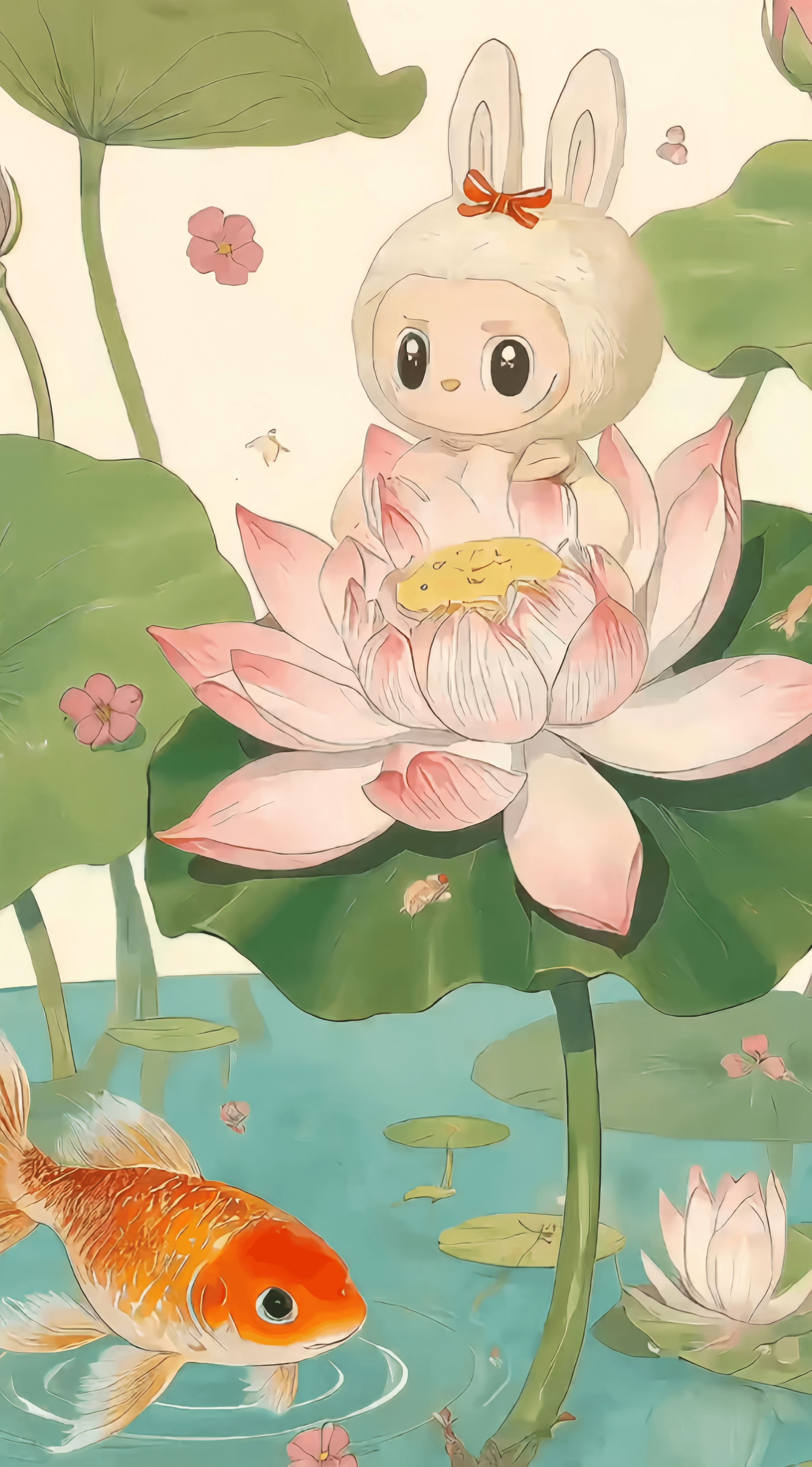 Playful Labubu Live - Free HD Labubu wallpaper for live download, Fun and energetic Labubu animation