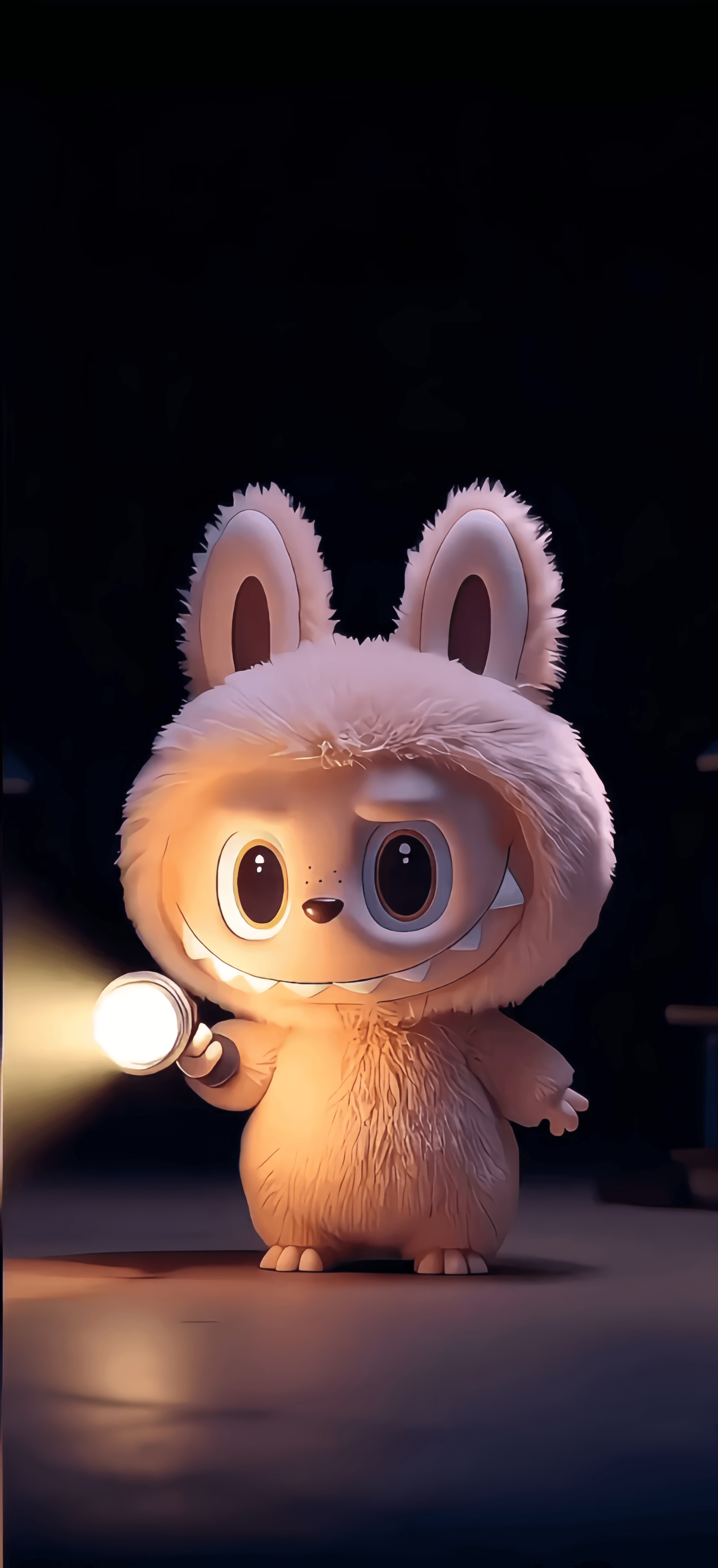 Happy Labubu - Free HD Labubu wallpaper for static download, Clean and simple Labubu artwork